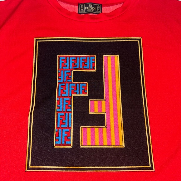 ⚡️Flash Sale- Fendi Logo Tee - Picture 4 of 14